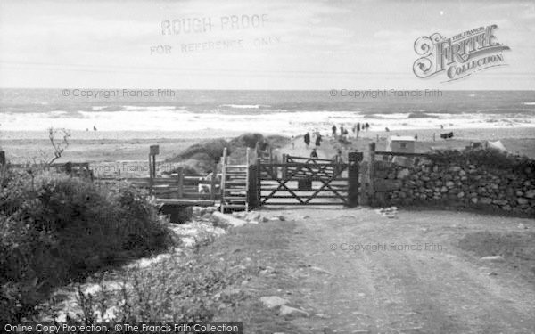 Photo of Llanaber, Road To The Beach, Tyddyn Y Nant Camping Site c.1955