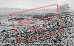 Tal-Y-Bont And Criccieth From The Mountains c.1950, Llanaber