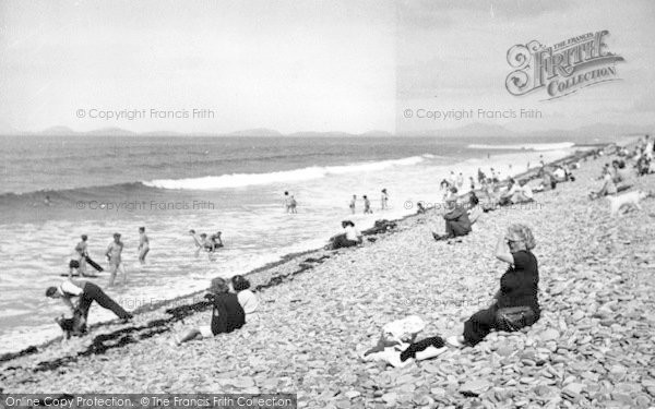 Photo of Llanaber, The Beach c.1955