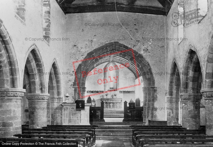 Photo of Llanaber, The Church Interior 1889