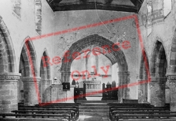 The Church Interior 1889, Llanaber