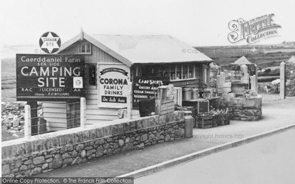 Photo of Llanaber, The Entrance, Caerddaniel Holiday Camping Site c.1955