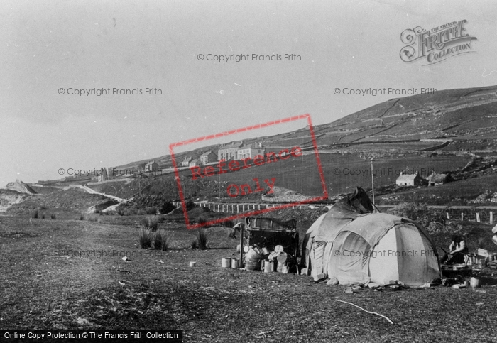 Photo of Llanaber, The Gypsy Encampment 1889
