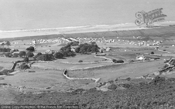 Photo of Llanaber, Tyddyn Y Nant Farm From The Mountain c.1950