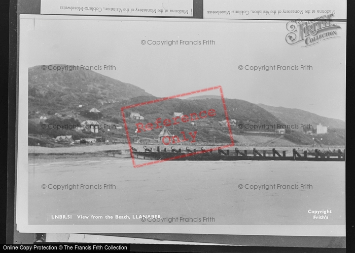 Photo of Llanaber, View From The Beach c.1955
