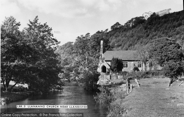 Photo of Llananno, St Anno's Church c.1955