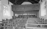 St Anno's Church, Interior 1959, Llananno