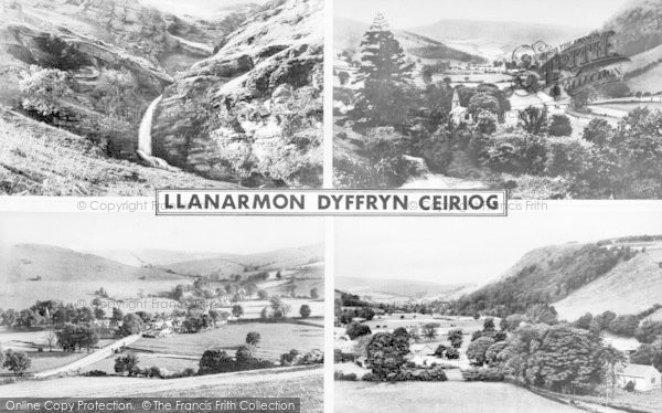 Photo of Llanarmon Dyffryn Ceiriog, Composite c.1960