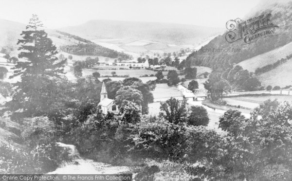 Photo of Llanarmon Dyffryn Ceiriog, General View c.1936