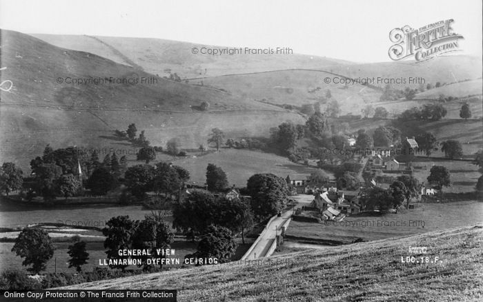 Photo of Llanarmon Dyffryn Ceiriog, General View c.1950