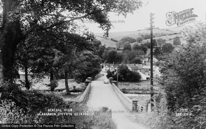 Photo of Llanarmon Dyffryn Ceiriog, General View c.1955