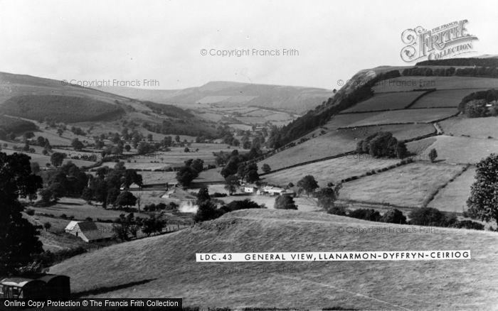 Photo of Llanarmon Dyffryn Ceiriog, General View c.1955