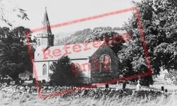 St Garmon's Church c.1960, Llanarmon Dyffryn Ceiriog