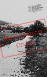The River c.1950, Llanarmon Dyffryn Ceiriog