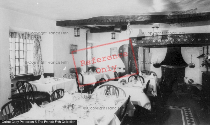 Photo of Llanarmon Dyffryn Ceiriog, West Arms Hotel, Dining Room c.1965