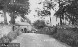 Llanarmon-Yn-Lal, Llangollen Road c.1955, Llanarmon-Yn-Ial