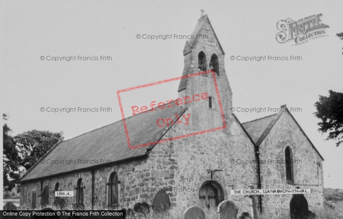 Photo of Llanarmon Yn Lal, St Garmon's Church c.1955
