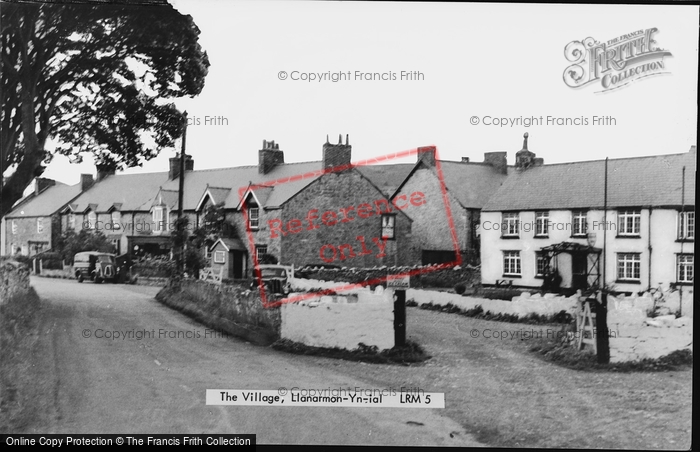 Photo of Llanarmon Yn Lal, The Village c.1955