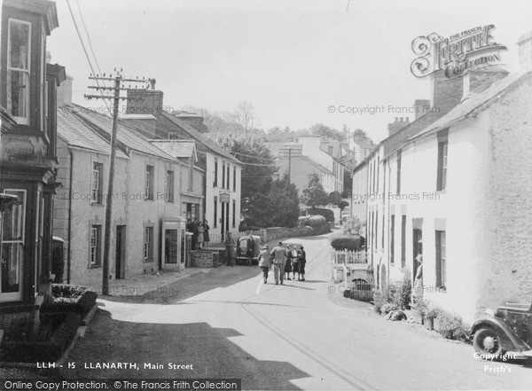 Photo of Llanarth, Main Street c.1955