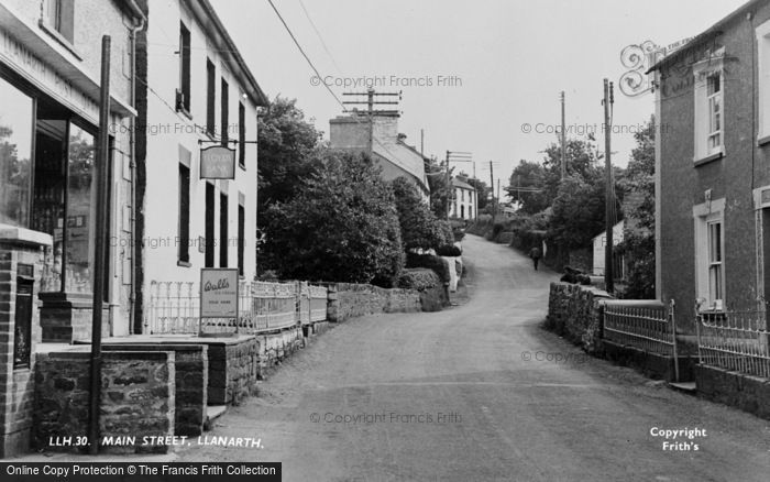 Photo of Llanarth, Main Street c.1960
