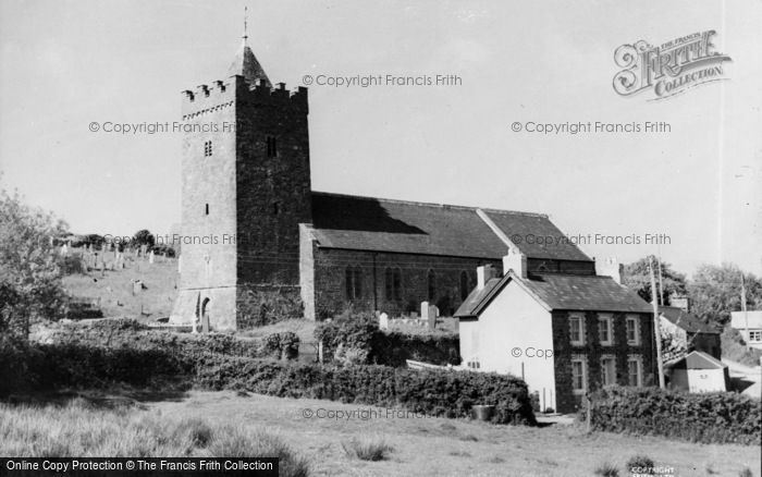 Photo of Llanarth, St David's Church c.1960
