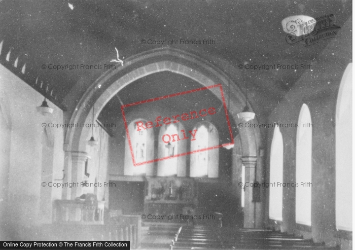 Photo of Llanarth, St David's Church, Nave c.1955