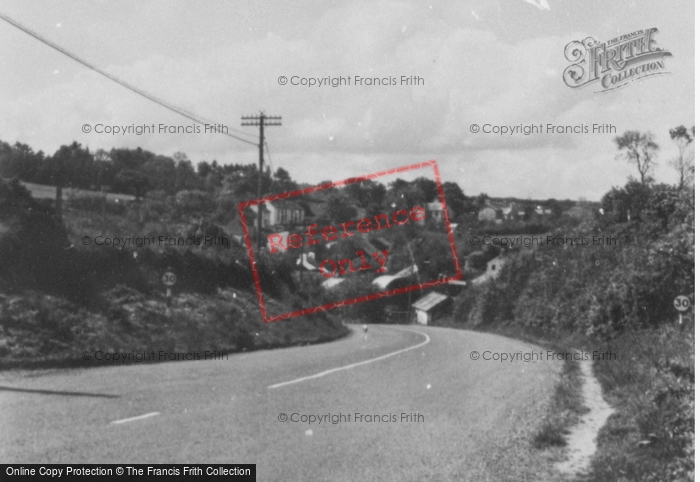Photo of Llanarth, The Village c.1955