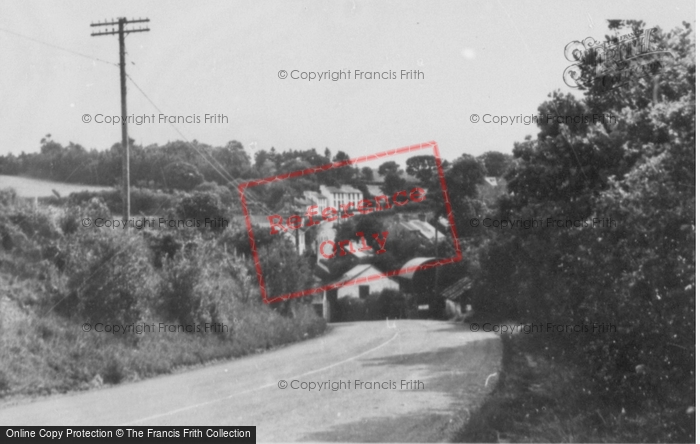 Photo of Llanarth, The Village c.1955