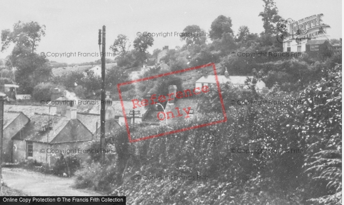 Photo of Llanarth, The Village c.1955