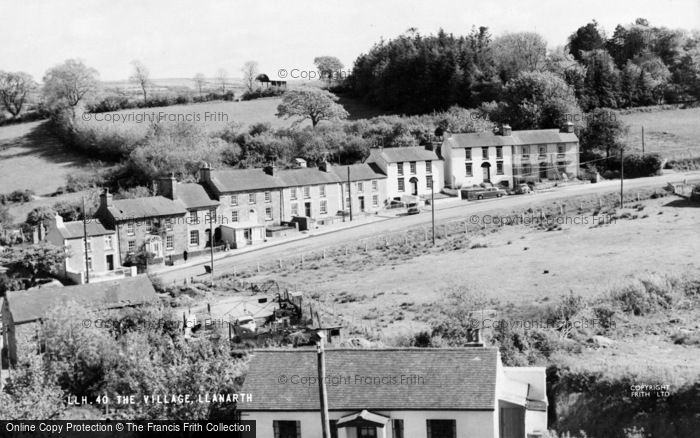 Photo of Llanarth, The Village c.1960