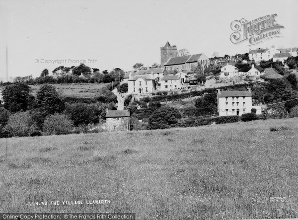 Photo of Llanarth, The Village c.1960