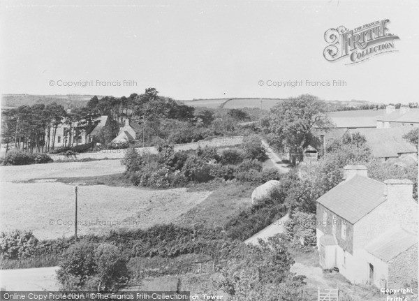 Photo of Llanarth, View From Church Tower c.1955