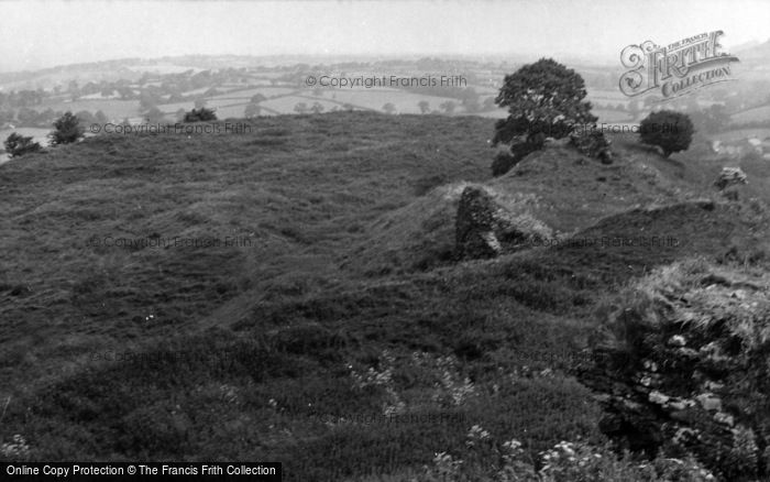 Photo of Llanarthney, A View At Dryslwyn Castle 1953