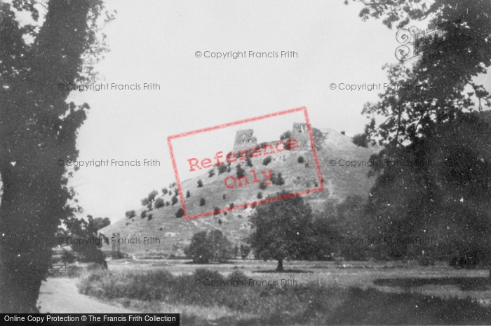 Photo of Llanarthney, Dryslwyn Castle c.1955