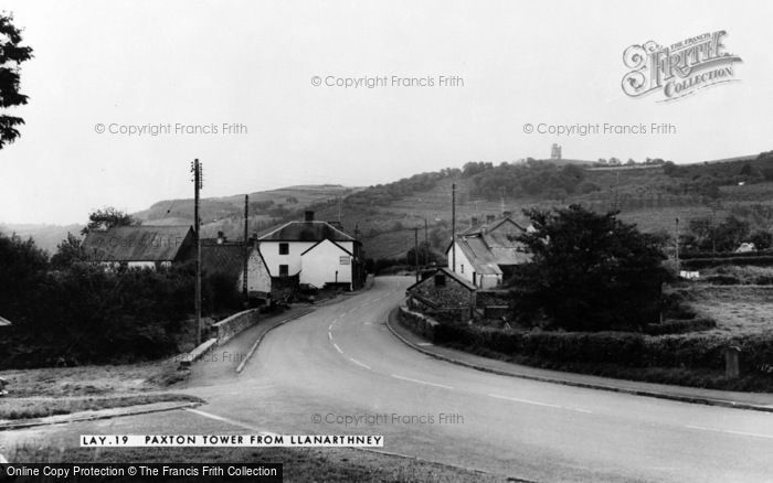 Photo of Llanarthney, Paxton's Tower c.1955