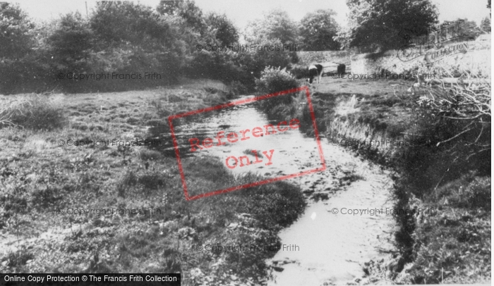 Photo of Llanarthney, River Gwynon c.1955