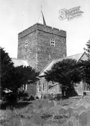 St Padarn's Church c.1949, Llanbadarn Fawr