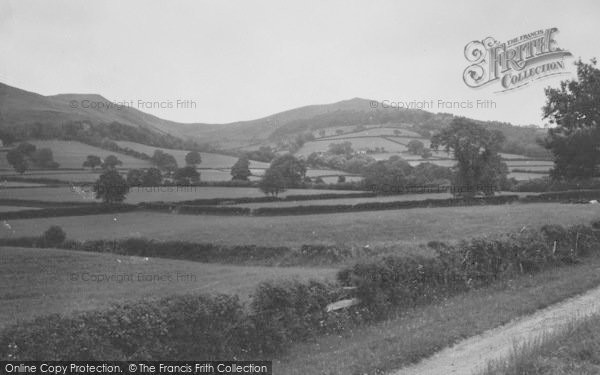 Photo of Llanbdr Dyffryn Clwyd, The Clwydian Hills c.1936