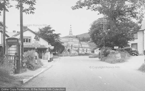 Photo of Llanbdr Dyffryn Clwyd, The Village c.1955
