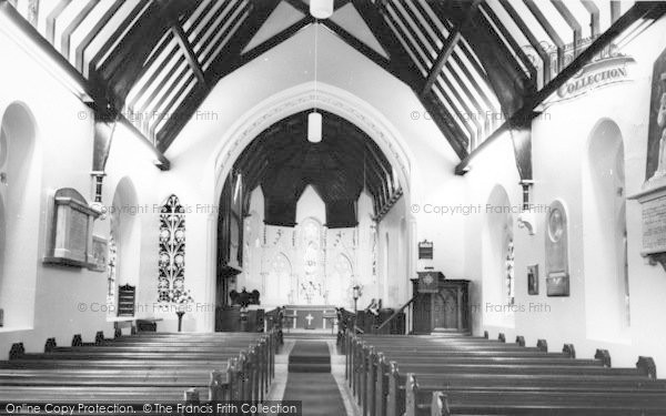 Photo of Llanbedr, Interior Of St Peter's Church c.1960