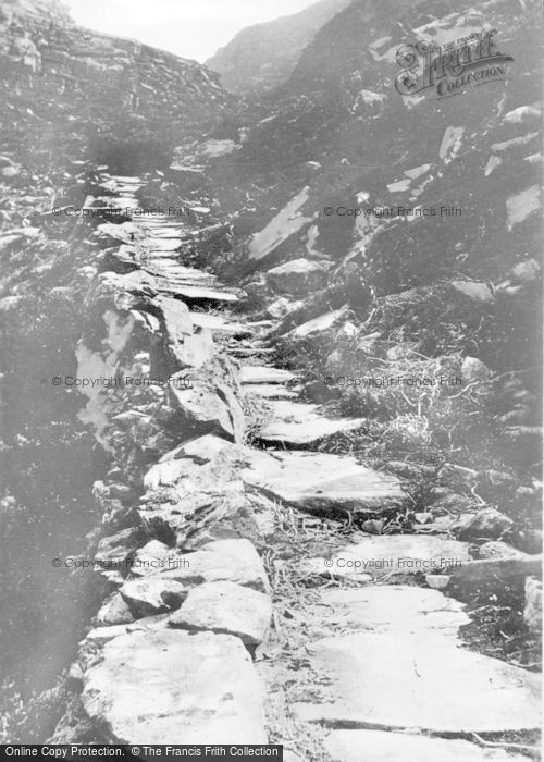 Photo of Llanbedr, Roman Steps c.1955