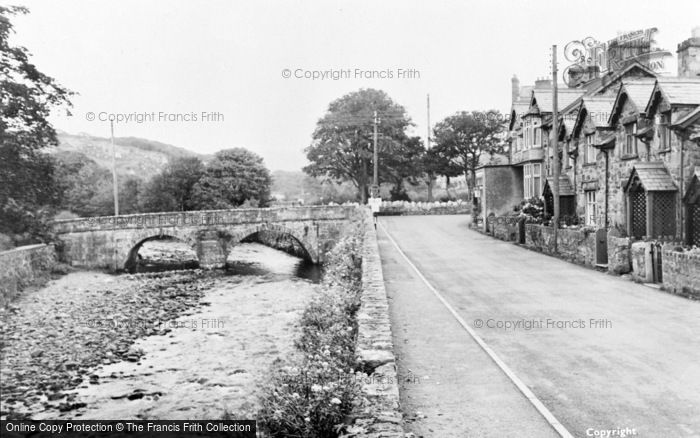 Photo of Llanbedr, The Bridge And Riverside c.1955