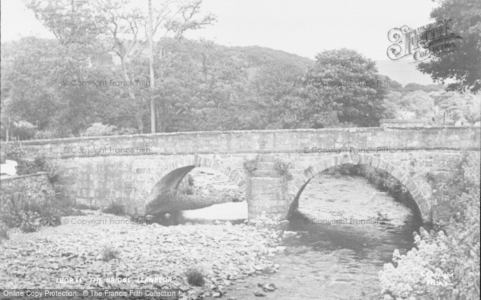 Photo of Llanbedr, The Bridge c.1955