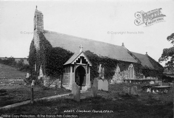 Photo of Llanbedr, The Church 1898