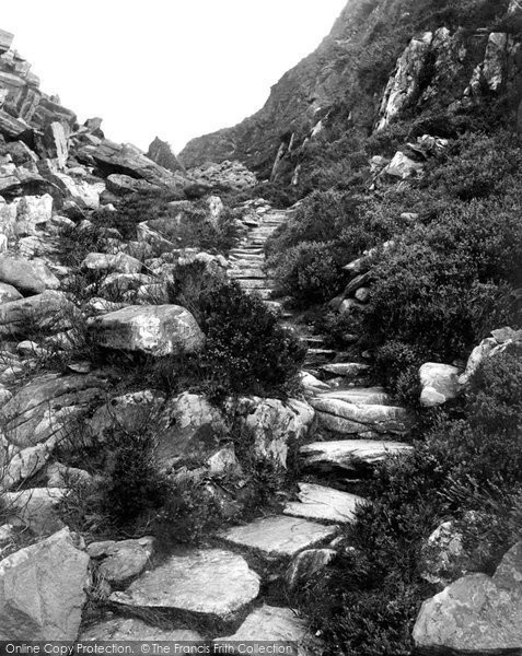 Photo of Llanbedr, The Roman Steps c.1863