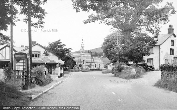 Photo of Llanbedr, The Village c.1955