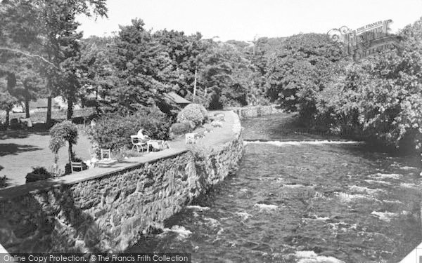 Photo of Llanbedr, Victoria Gardens And River c.1955