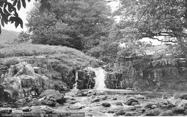 Photo of Llanbedr, Waterfalls Near Cwm Bychan c.1955