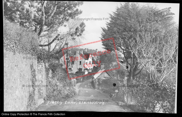 Photo of Llanbedrog, A Pretty Lane c.1955