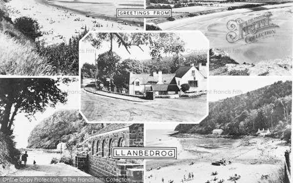 Photo of Llanbedrog, Composite c.1955